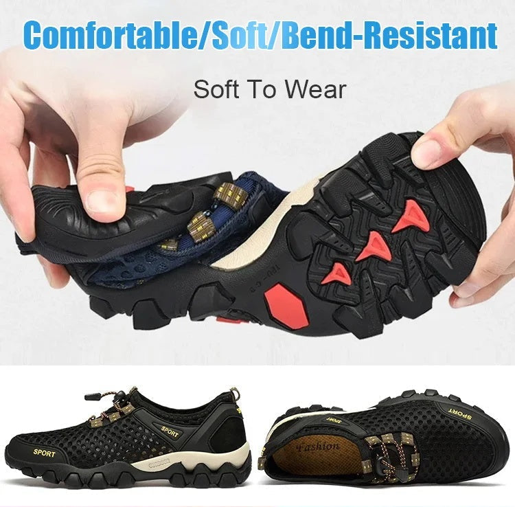 Begrenzte Zeit 49 % Rabatt Wasserdichte, lssige, atmungsaktive Outdoor-Schuhe Herren