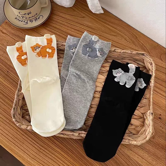🔥Up to 33% OFF🔥Cute Cat Socks with Balls