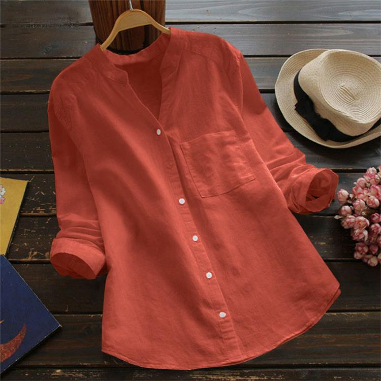 Japanese Style Handmade Linen Cotton Casual Loose Shirt(🔥Buy 2 Automatic 10% Off & Free Shipping🔥)