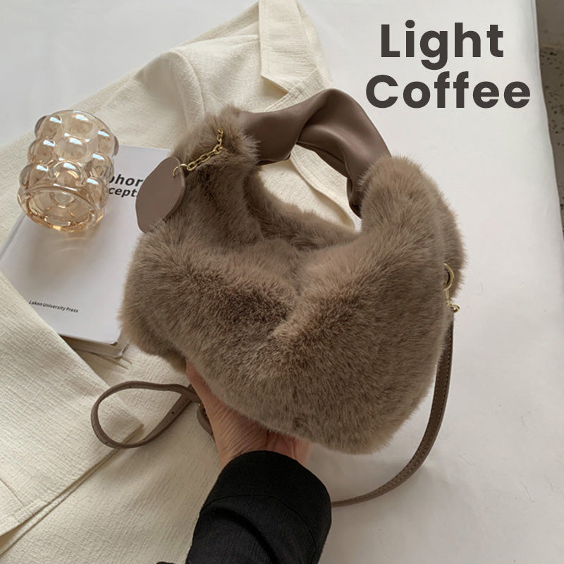 Best Gift For Her - New Fashion Trend Multifunctional Skin-Friendly Faux Fur Bag