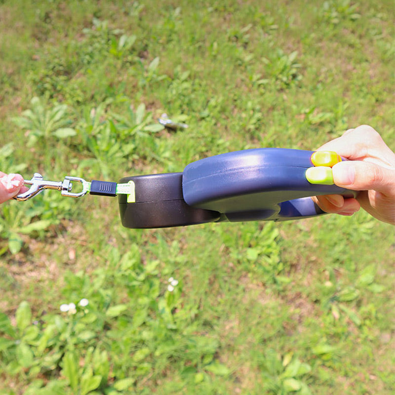 Multi-functional dog walking leash