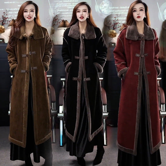 ??Winter Specials?? Stylish Plush Lined Overcoat for Women
