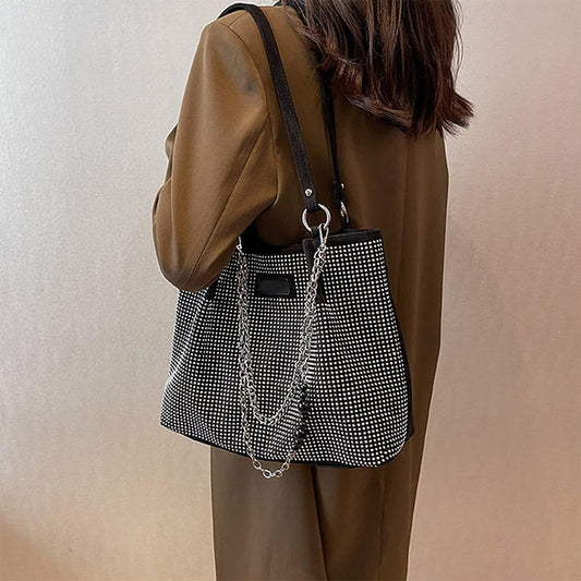 Women's Glamorous Rhinestone Shoulder Bag