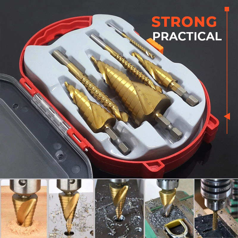 Titanium Plating Drill Bit Set¨6pcs