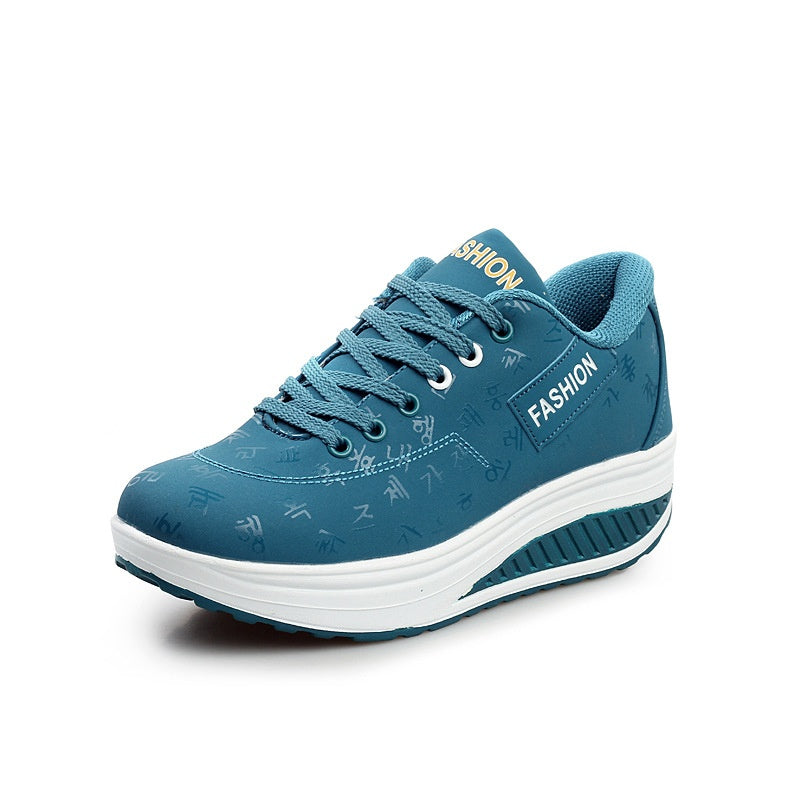 Women's Casual Fashion Breathable Thick Sole Sneakers