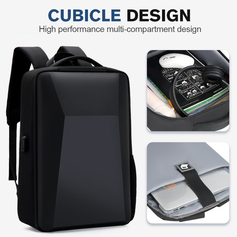 Large-Capacity Lightweight Hardshell Backpack