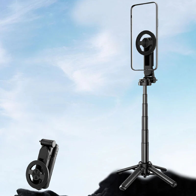 🔥Hot Sale(💥50%OFF)🔥4-in-1 Multifunctional 360° Rotation Magnetic Selfie Stick