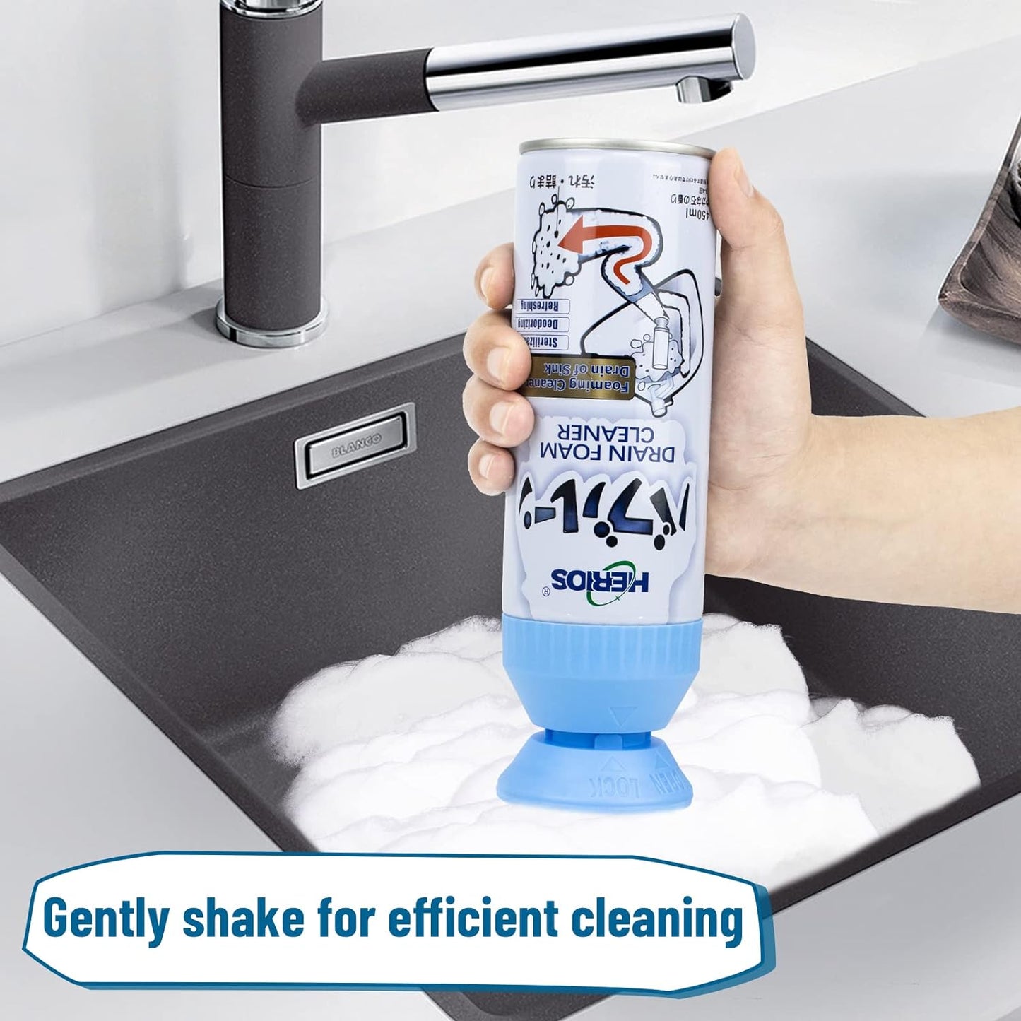 Drain Foam Cleaner Japanese environmental protection patent