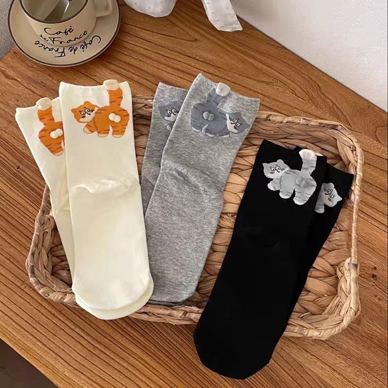 🔥Up to 33% OFF🔥Cute Cat Socks with Balls