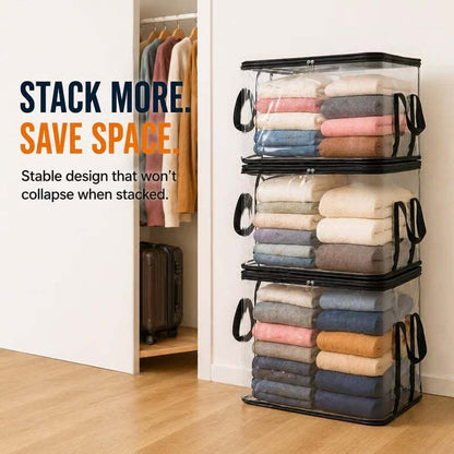 🎁 Mother's Day Sale 49% OFF📦Large Heavy-Duty Thick Clear Storage Bag for Clothes, Moving & Storage