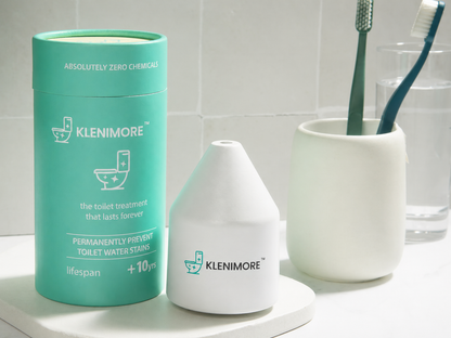 KLENIMORE™ Pro A chemical-free water treatment that keeps your toilet bowl clean.
