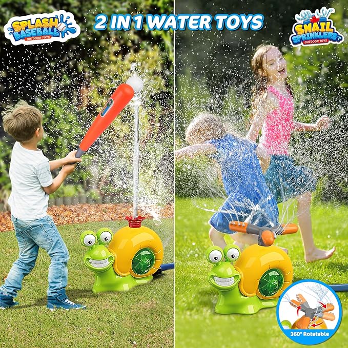 BUY 2 GET 10% OFFWater Sprinkler Baseball Toy