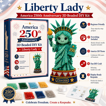 America 250th Anniversary 3D Beaded DIY Kit