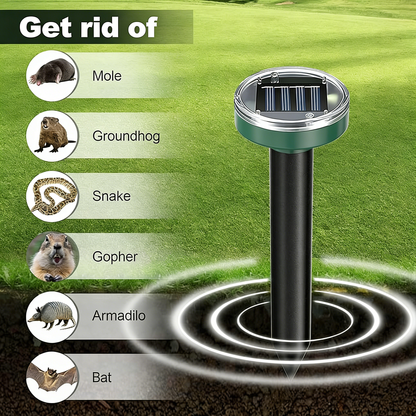 Outdoor Protector - Banish Moles, Voles, Snakes, Gophers, Rodents and Other Pests For Good