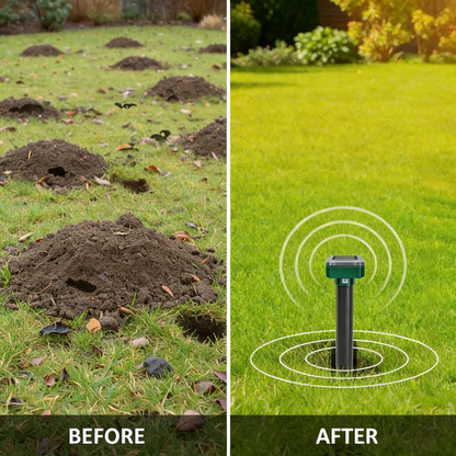 Outdoor Protector - Banish Moles, Voles, Snakes, Gophers, Rodents and Other Pests For Good
