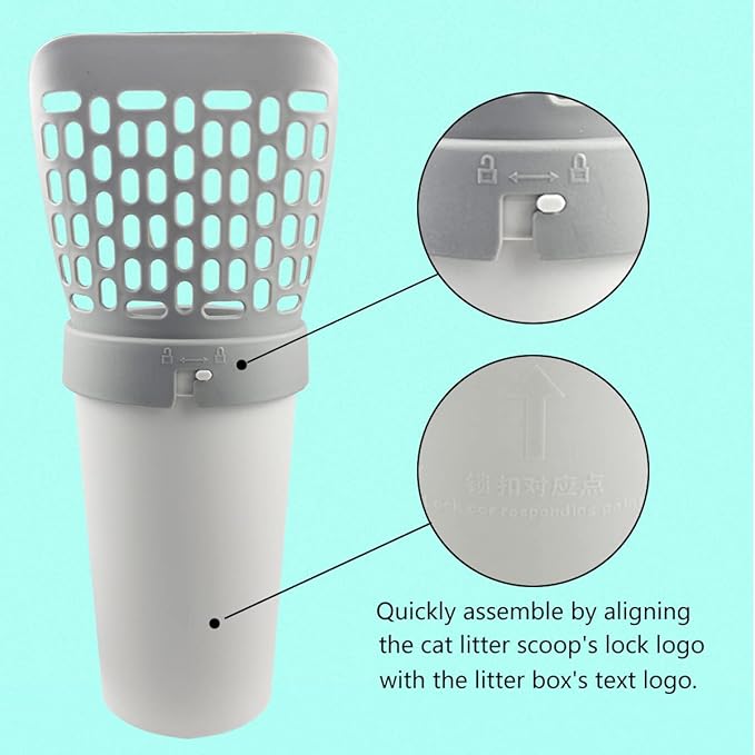 🔥Up to 43% OFF🔥😽✨Integrated cat litter scoop