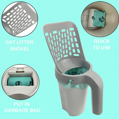 🔥Up to 43% OFF🔥😽✨Integrated cat litter scoop