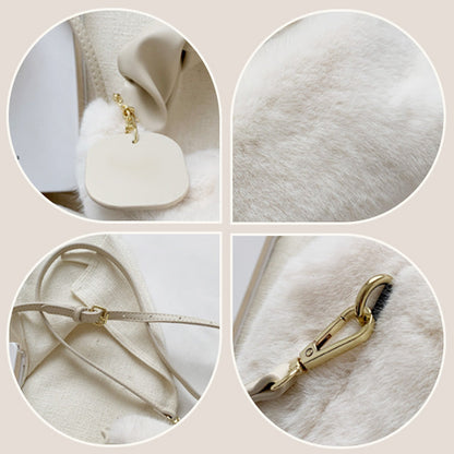 Best Gift For Her - New Fashion Trend Multifunctional Skin-Friendly Faux Fur Bag