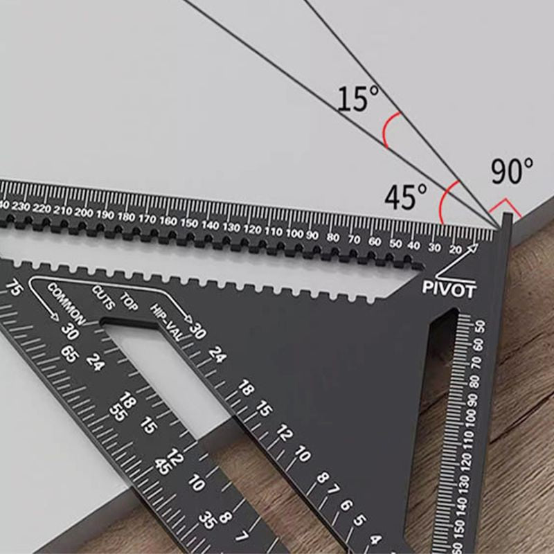 🔥Up to 40% OFF🔥Woodworking Triangle Ruler 7-12-inch