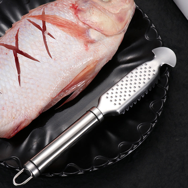 Sharp Stainless Steel Fish Scaler - Buy 1 Get 1 Free