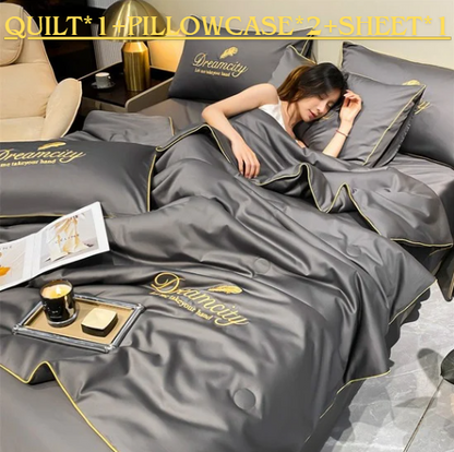 Get Ready For Summer Summer Simple Ice Silk Quilt