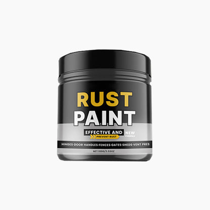 Gray Waterproof, UV-Resistant, Wear-Resistant Anti-Rust Paint with Brush