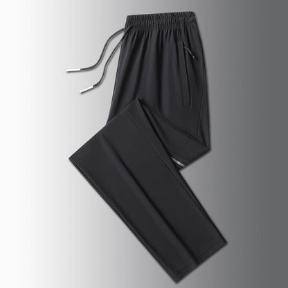 Men's Lightweight Athletic Pants with Zip Pockets