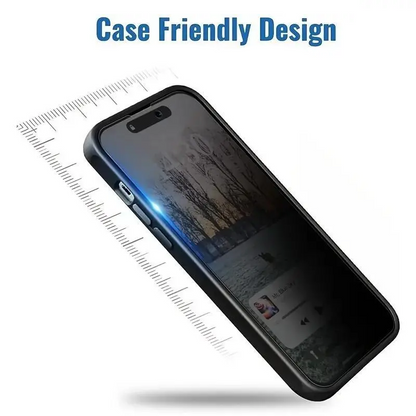 Anti-Scratch & Anti-Spy Tempered Glass Screen Protector for iPhone