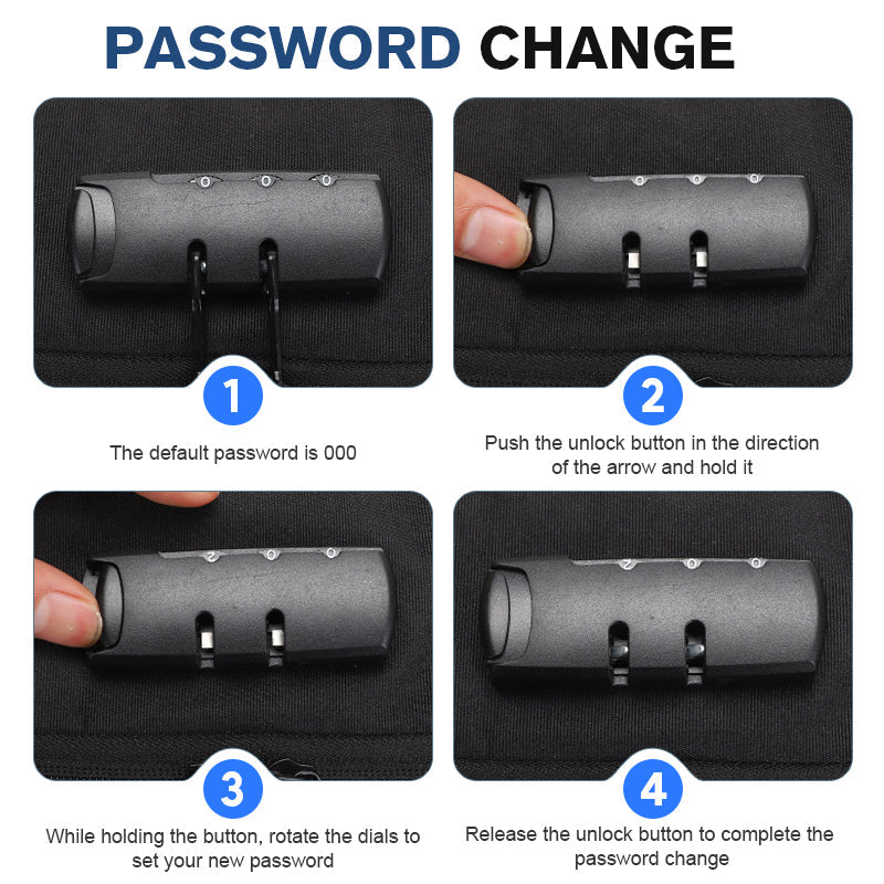 Large-Capacity Lightweight Hardshell Backpack