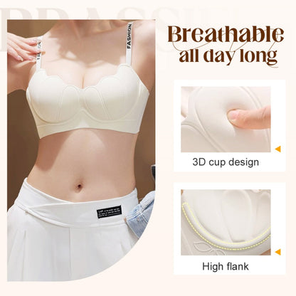 Comfortable Petal-Shaped Seamless Bra