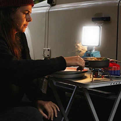 LED Flood Light with USB/Type-C Charging